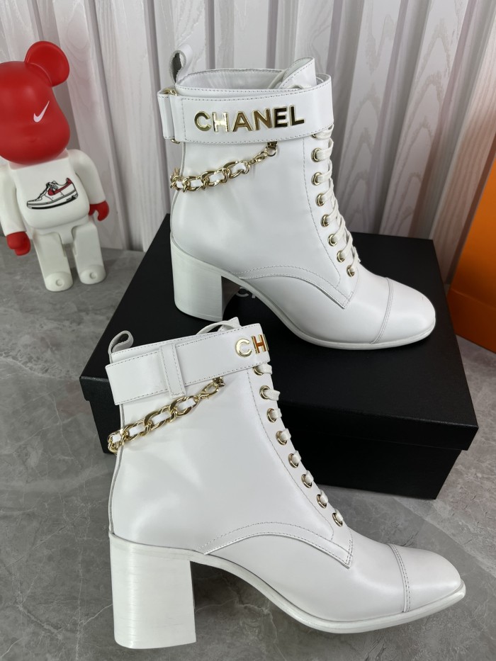 Chanel Womens Shoes Boots Luxury Brand Design with Original Box Women Fashion Ankle Boots 6cm Heel