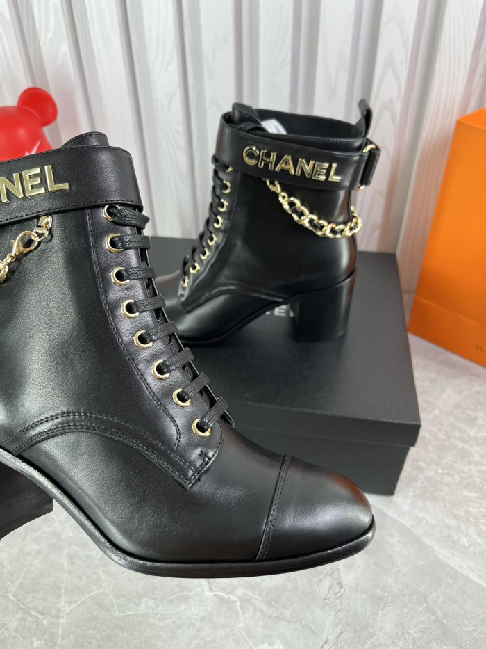 Chanel Womens Shoes Boots Luxury Brand Design with Original Box Women Fashion Ankle Boots 6cm Heel