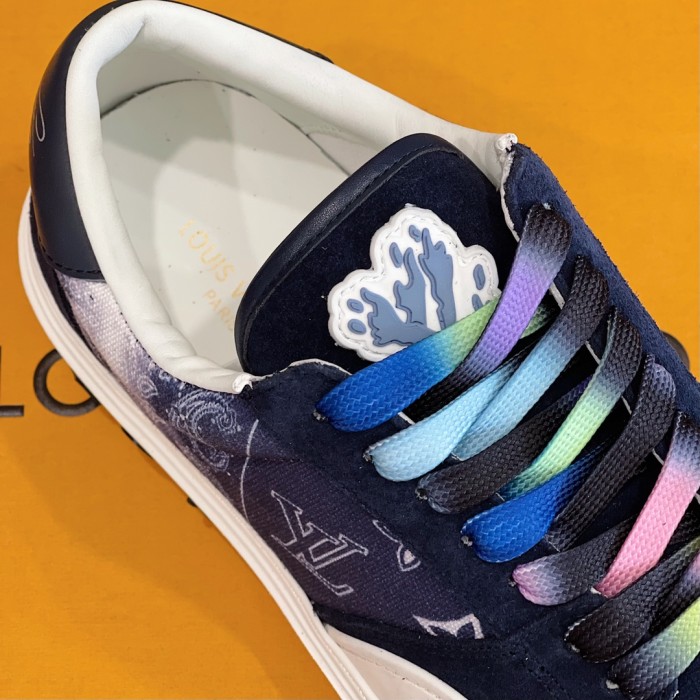Louis Vuitton Men Shoes Sneakers Luxury Brand LV OLLIE SNEAKER with Original Box