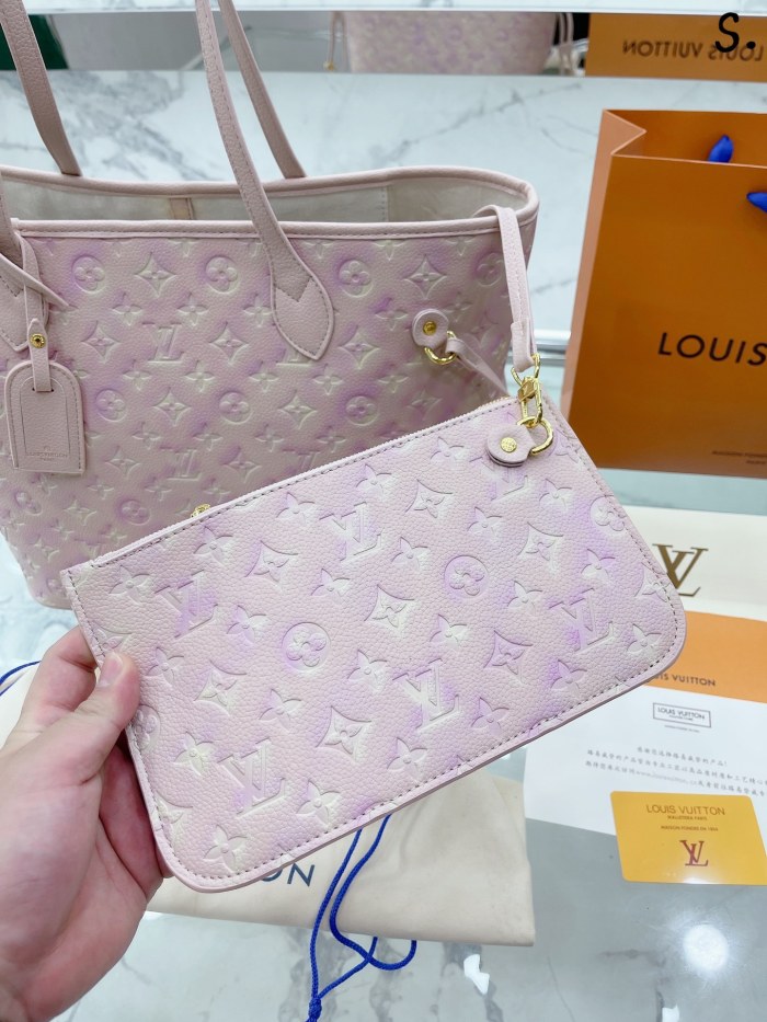 Louis Vuitton Womens Bags Handbags Luxury Brand Fashion Type NEVERFULL MM M46231 Monogram coated canvas