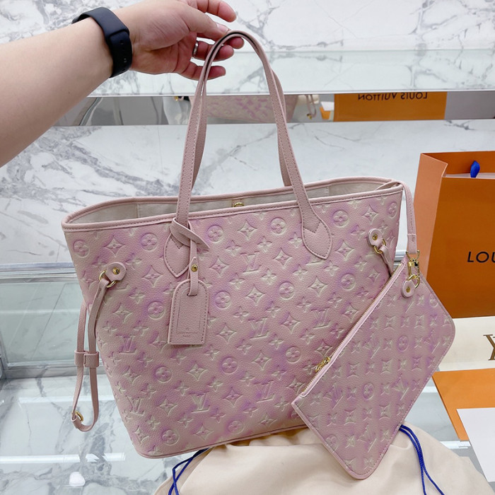 Louis Vuitton Womens Bags Handbags Luxury Brand Fashion Type NEVERFULL MM M46231 Monogram coated canvas