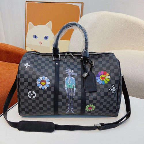 Louis Vuitton Womens and Mens Unisex Bags Luxury Brand KEEPALL BANDOULIÈRE 45 without Original Box M42426