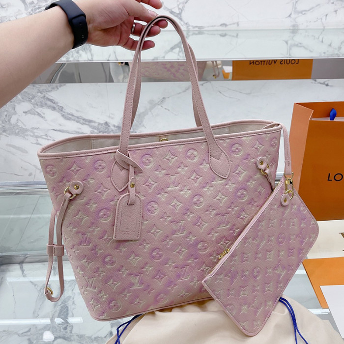 Louis Vuitton Womens Bags Handbags Luxury Brand Fashion Type NEVERFULL MM M46231 Monogram coated canvas