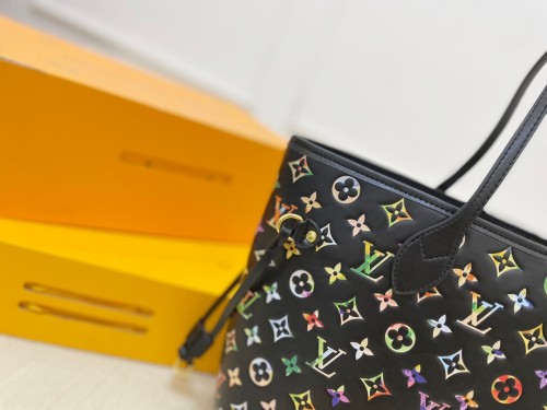 Louis Vuitton Womens Bags Handbags Luxury Brand Fashion Type NEVERFULL MM M46231 Monogram coated canvas
