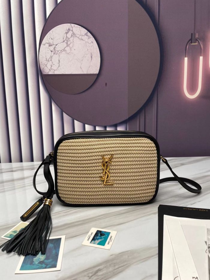 Saint Laurent YSL Womens Bag Designer Luxury Brand Women Shoulder Messenger Bags with Original Box Saint Laurent two-tone Lou camera bag