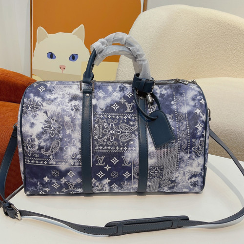 Louis Vuitton Womens and Mens Unisex Bags Luxury Brand KEEPALL BANDOULIÈRE 50 without Original Box M42426