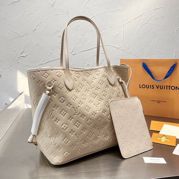 Louis Vuitton Womens Bags Handbags Luxury Brand Fashion Type NEVERFULL MM M46231 Monogram coated canvas