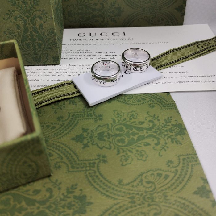 Gucci Luxury Men Womens Ring