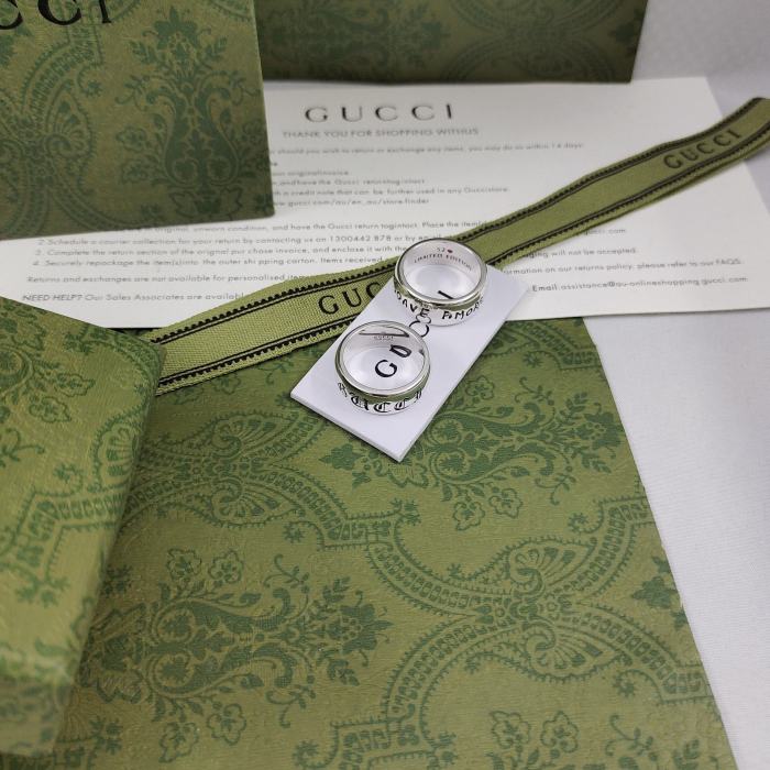 Gucci Luxury Men Womens Ring