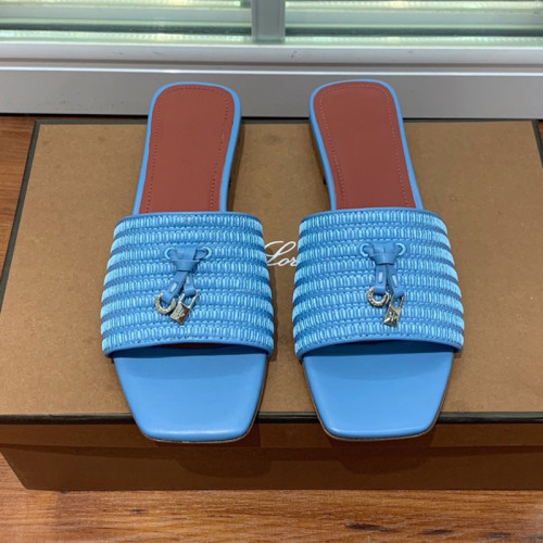 Loro Piana Womens Shoes Sandals Slippers Casual Design Luxury Brand Fashion Shoes for Women with Original Box