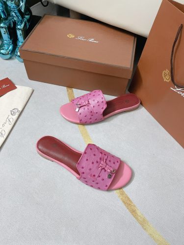 Loro Piana Womens Shoes Sandals Slippers Casual Design Luxury Brand Fashion Shoes for Women with Original Box