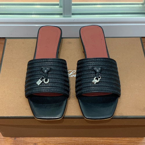 Loro Piana Womens Shoes Sandals Slippers Casual Design Luxury Brand Fashion Shoes for Women with Original Box