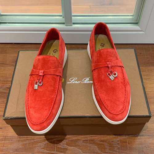 Loro Piana Womens Shoes Loafers Casual Design Luxury Brand Fashion Shoes for Women with Original Box