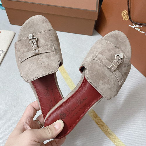 Loro Piana Womens Shoes Sandals Slippers Casual Design Luxury Brand Fashion Shoes for Women with Original Box