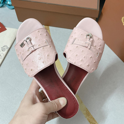 Loro Piana Womens Shoes Sandals Slippers Casual Design Luxury Brand Fashion Shoes for Women with Original Box