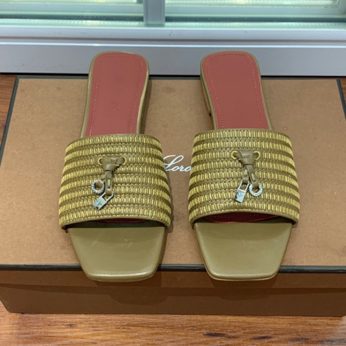 Loro Piana Womens Shoes Sandals Slippers Casual Design Luxury Brand Fashion Shoes for Women with Original Box