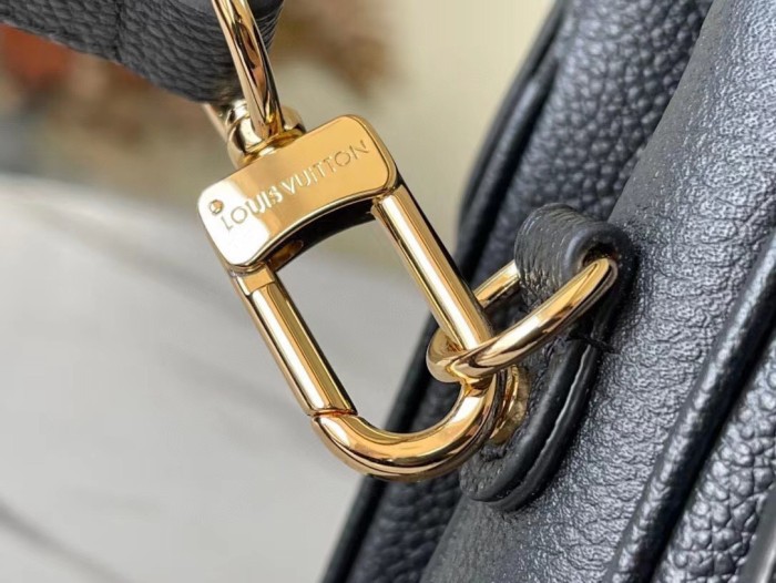 Louis Vuitton Womens Bags Crossbody Bag POCHETTE MÉTIS Luxury Brand Louis Vuitton Pochette Metis M59211 Black with Original Box
