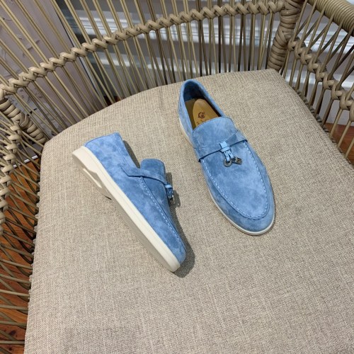 Loro Piana Womens Shoes Loafers Casual Design Luxury Brand Fashion Shoes for Women with Original Box