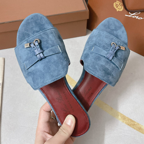 Loro Piana Womens Shoes Sandals Slippers Casual Design Luxury Brand Fashion Shoes for Women with Original Box