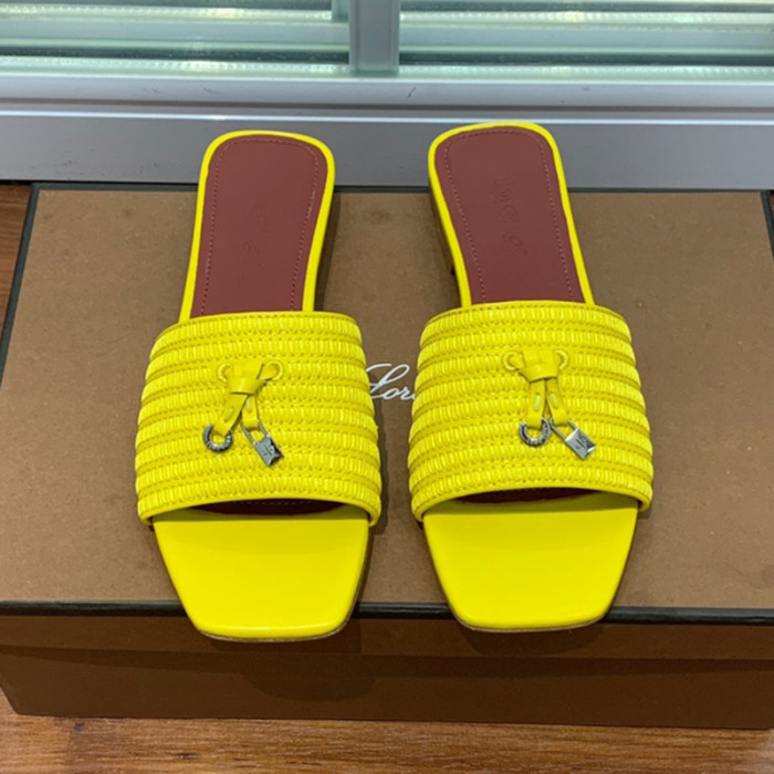 Loro Piana Womens Shoes Sandals Slippers Casual Design Luxury Brand Fashion Shoes for Women with Original Box