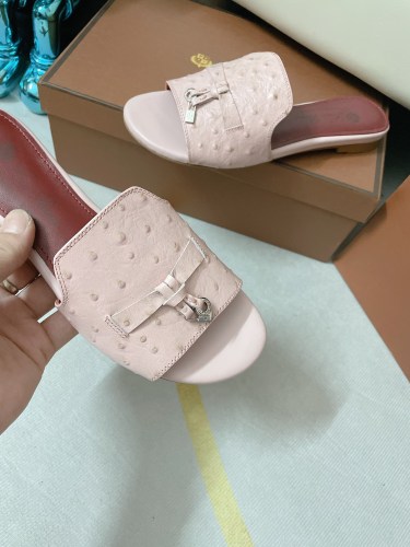 Loro Piana Womens Shoes Sandals Slippers Casual Design Luxury Brand Fashion Shoes for Women with Original Box
