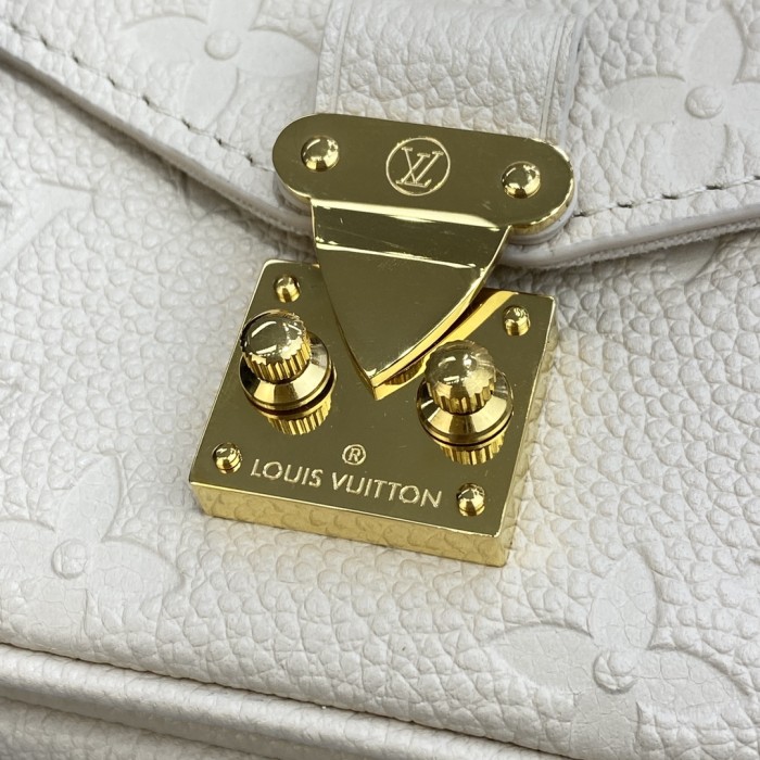 Louis Vuitton Womens Bags Shoulder Messenger Bag Luxury Brand MICRO MÉTIS leather M81389 with Original Box Monogram Empreinte embossed supple grained cowhide leather