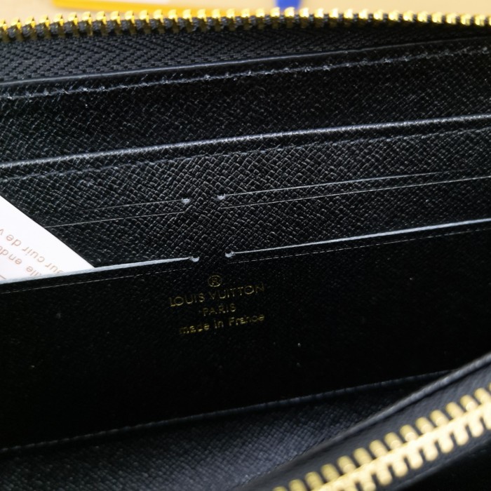 Louis Vuitton Mens Womens Wallets Purse Luxury Brand Designer ZIPPY WALLET M81349 Leather with Original Box Midnight Fuchsia Monogram coated canvas