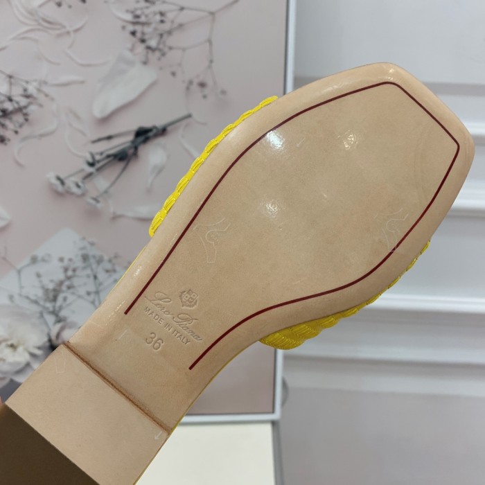 Loro Piana Womens Shoes Sandals Slippers Casual Design Luxury Brand Fashion Shoes for Women with Original Box