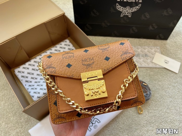 MCM Women Bags Messenger Shoulder Bag Luxury Brand with Original Box
