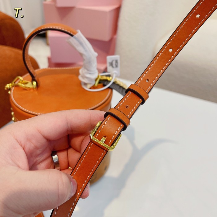 MCM Women Bags Messenger Shoulder Bag Round Luxury Brand with Original Box