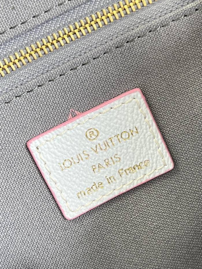 Louis Vuitton Womens Bags Handbags Luxury Brand LV ONTHEGO PM M59856 Handbags for Women Sunrise Pastel Monogram coated canvas