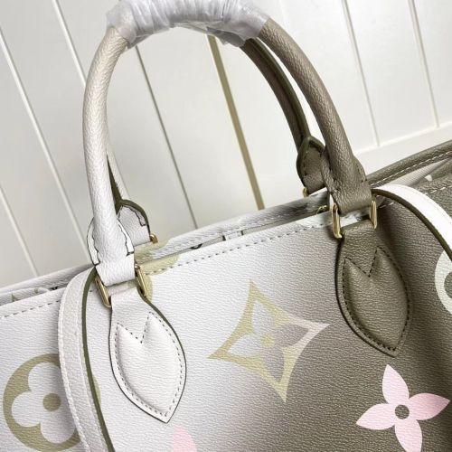 Louis Vuitton Womens Bags Handbags Luxury Brand Louis Vuitton ONTHEGO GM M46076 Handbags for Women Monogram coated canvas