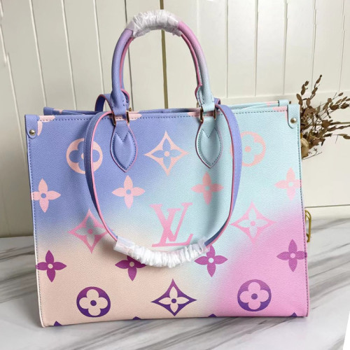 Louis Vuitton Womens Bags Handbags Luxury Brand Louis Vuitton ONTHEGO GM M46076 Handbags for Women Monogram coated canvas