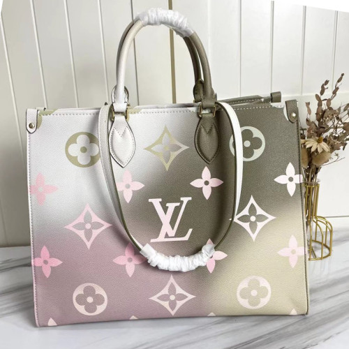 Louis Vuitton Womens Bags Handbags Luxury Brand Louis Vuitton ONTHEGO GM M46076 Handbags for Women Monogram coated canvas