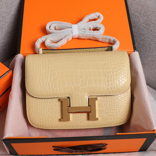 Hermes Womens Bags Crossbody Shoulder Bags Luxury Brand Fashion Hermès Constance Epsom Women Bag