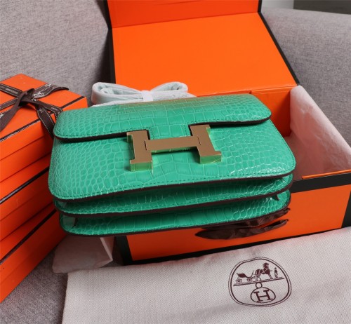 Hermes Womens Bags Crossbody Shoulder Bags Luxury Brand Fashion Hermès Constance Epsom Women Bag