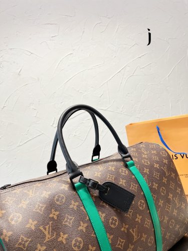 Louis Vuitton Womens and Mens Unisex Bags Luxury Brand KEEPALL BANDOULIÈRE 45 without Original Box M42426