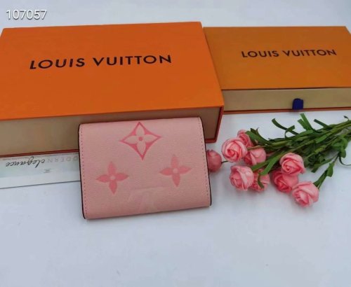 Louis Vuitton Womens Bags Wallets Clutch Luxury Brand Fashion Type VICTORINE WALLET with Original Box M80968 Monogram Empreinte embossed supple grained cowhide leather