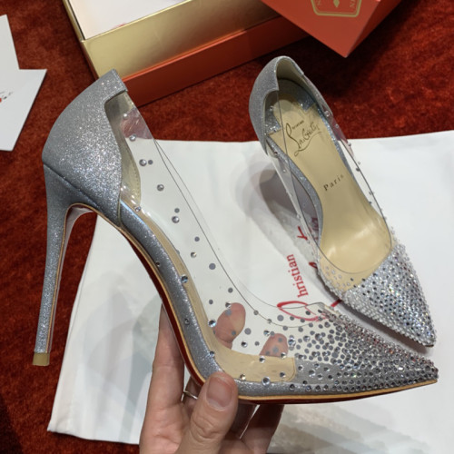 Christian Louboutin Womens Shoes Follies Strass High Heels Shoes Pumps 6.5cm  8.5cm 10cm