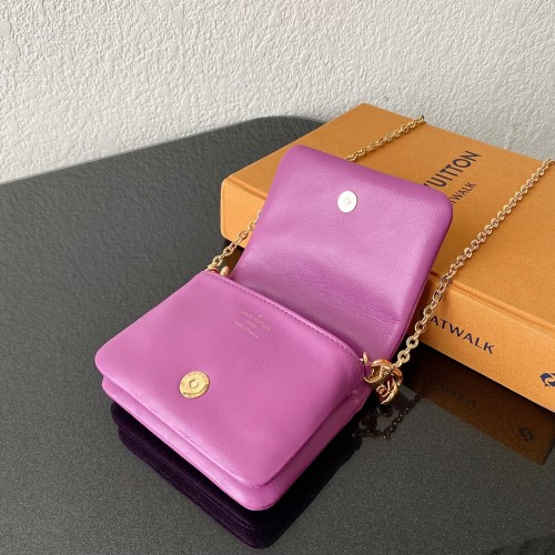 Louis Vuitton Womens Bags Messenger Shoulder Bags Luxury Brand Beltbag Coussin Cruise 22 Monogram Embossed with Original Box M81125
