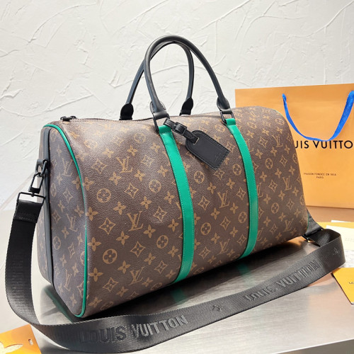 Louis Vuitton Womens and Mens Unisex Bags Luxury Brand KEEPALL BANDOULIÈRE 45 without Original Box M42426
