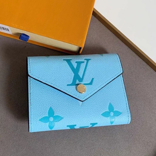 Louis Vuitton Womens Bags Wallets Clutch Luxury Brand Fashion Type VICTORINE WALLET with Original Box M80968 Monogram Empreinte embossed supple grained cowhide leather