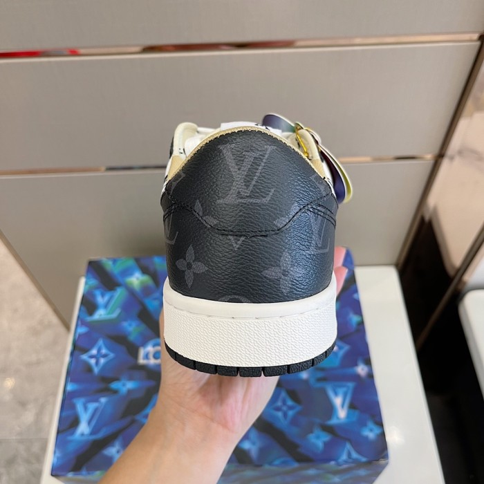 Louis Vuitton NIKE Men Shoes Fashion Sneakers Design Luxury Brand LVXNIKE Air Jordan Sneakers with Original Box