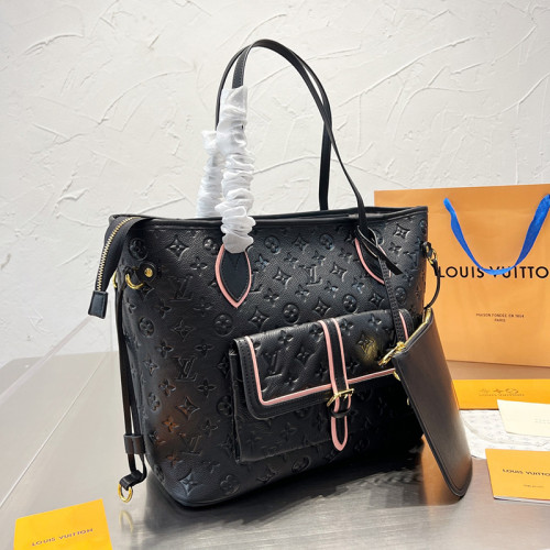 Louis Vuitton Womens Bags Handbags Luxury Brand Fashion Type NEVERFULL MM M46231 Monogram coated canvas