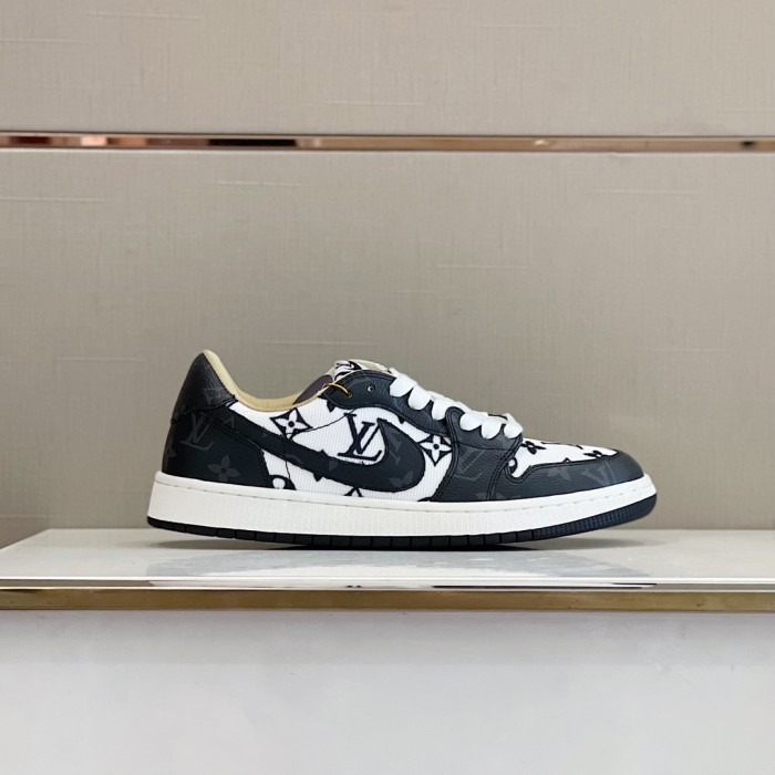 Louis Vuitton NIKE Men Shoes Fashion Sneakers Design Luxury Brand LVXNIKE Air Jordan Sneakers with Original Box