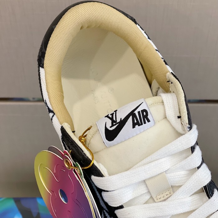 Louis Vuitton NIKE Men Shoes Fashion Sneakers Design Luxury Brand LVXNIKE Air Jordan Sneakers with Original Box