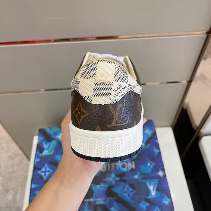 Louis Vuitton NIKE Men Shoes Fashion Sneakers Design Luxury Brand LVXNIKE Air Jordan Sneakers with Original Box