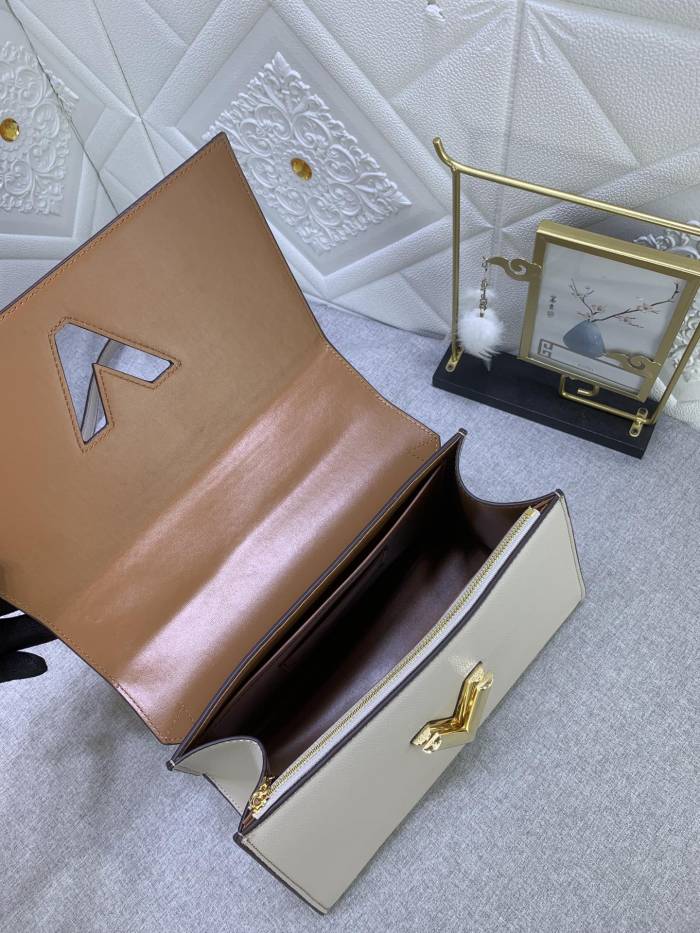Louis Vuitton Womens Bags Shoulder Messenger Bags Luxury Brand TWIST ONE HANDLE PM M57214 with Original Box Taurillon leather