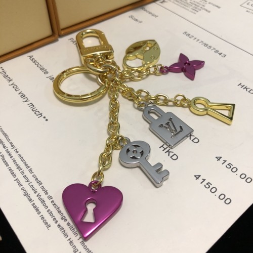Louis Vuitton Love Lock Heart and Keys chain bag charm and key holder M67437 with Original Box