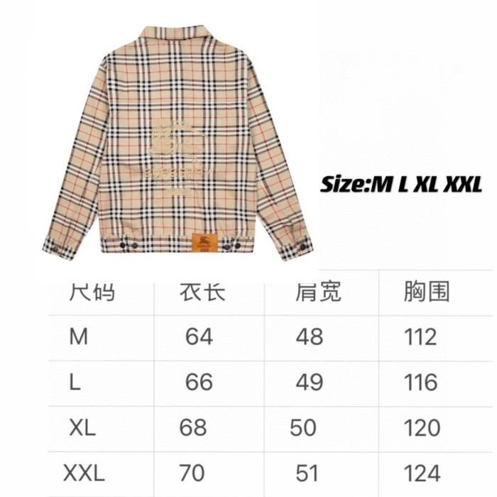 Burberry x Supreme Men Womens Coat Luxury Brand Mens Jacket Top Quality B989
